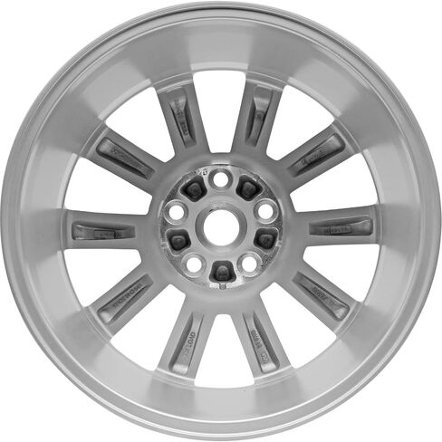 New 18x8" 18 Inch Painted Silver Aluminum Alloy Wheel Rim for 2013 2014 2015 Chevrolet Malibu | ALY05560U20N | Direct Fit - OE Stock Specs in Saudi Arabia