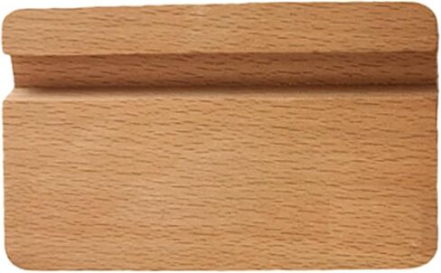 Natural Black Walnut Wood Phone Stand, Round Shape, Single Slot, 2 x 8 x 8 cm in Saudi Arabia