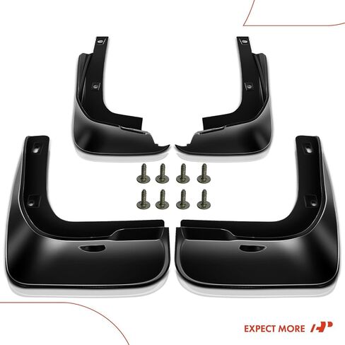 مجموعة A-premium من اللوحات الطينية 4pcs حراس حراس الطين الطين مع إكسسوارات الأجهزة متوافقة مع تويوتا كورولا ، 2003-2008 ، 1.8L ، (سيدان فقط) ، الأمامية والخلفية (جوانب السائق والركاب) in Saudi Arabia