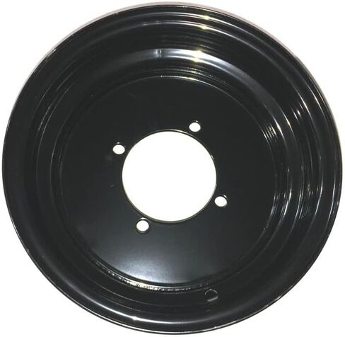 Replacement Front 10" Black Wheel/Rim, 4/110 Bolt Pattern for use on Hammerhead R-150 and Other Gokarts in Saudi Arabia