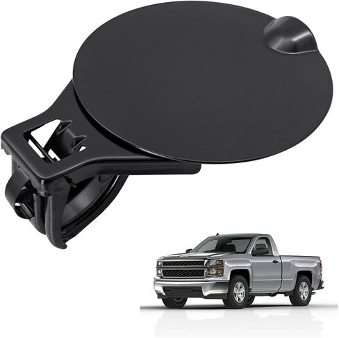 25871805 غطاء باب خزان الغاز الوقود يناسب Chevy Silverado 1500 2500 HD 3500HD ، LID FOULER FOLLER استبدال 15940676 FITS لـ GMC SIERRA 1500 2500 HD SIERRA 3500 HD 2007-2014 in Saudi Arabia