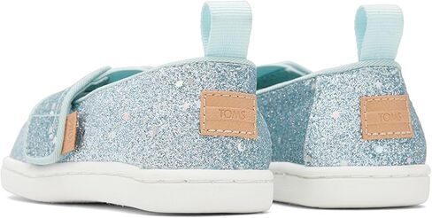 TOMS Girl's Espadrille Loafer Flat, Light Mint Cosmic Glitter, 7 us Little Kid in Kuwait