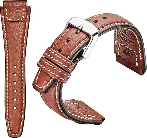 Nature Genuine Buffalo Leather Watch Strap - Watch Watch Band - Brepium Leather Watch Band للرجال والنساء - متوافق مع الساعات التقليدية والذكية - المصنوعة في ألمانيا in Saudi Arabia
