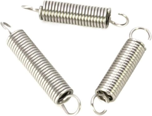 Mdingbao-Extension Springs Wire dia 0.3mm 304 Stainless Stele Stension S Hook Hook Helical Extension Fring ، قدرة تمتد جيدة (الطول 110 مم (5pcs)) in Saudi Arabia