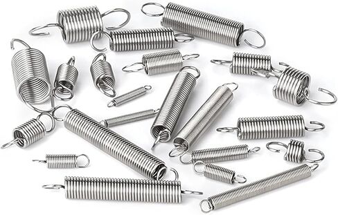Mdingbao-Extension Springs Wire dia 0.3mm 304 Stainless Stele Stension S Hook Hook Helical Extension Fring ، قدرة تمتد جيدة (الطول 110 مم (5pcs)) in Saudi Arabia