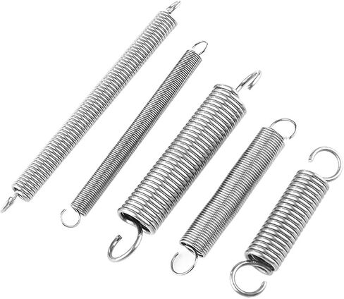 Mdingbao-Extension Springs Wire Dia 0.3mm توتر مفتوح الربيع S خطاف الانسحاب تمديد الأثاث المنزل 304 نوابض لفولاذ مقاوم للصدأ ، قدرة تمتد جيدة (الطول 35 مم (10pcs)) in Saudi Arabia