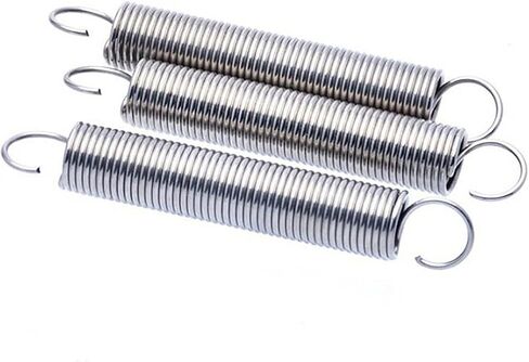 Mdingbao-Extension Springs Wire DIA 0.5mm S-Hook Extension SPRING 304 FESYLOIRORDEROIR FELUDROIRORDEROIR HELICAL LEGINCOL LEMP SPRING 20-60mm ، 10pcs قدرة تمتد جيدة (0.5 × 6x20 مم) in Saudi Arabia