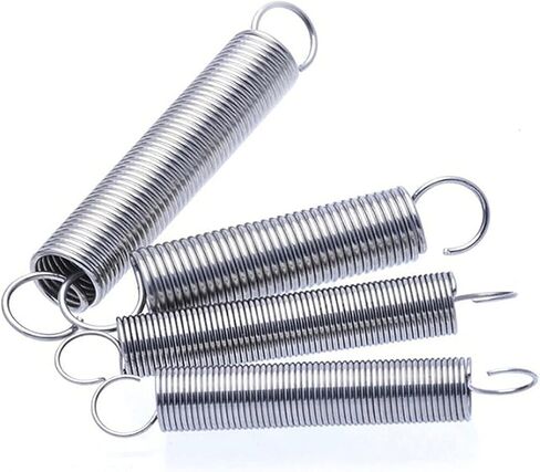 Mdingbao-Extension Springs Wire DIA 0.5mm S-Hook Extension SPRING 304 FESYLOIRORDEROIR FELUDROIRORDEROIR HELICAL LEGINCOL LEMP SPRING 20-60mm ، 10pcs قدرة تمتد جيدة (0.5 × 6x20 مم) in Saudi Arabia