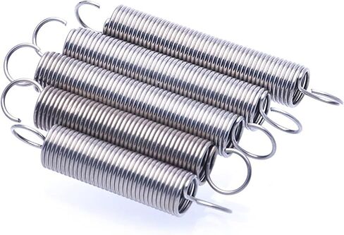 Mdingbao-Extension Springs Wire DIA 0.5mm S-Hook Extension SPRING 304 FESYLOIRORDEROIR FELUDROIRORDEROIR HELICAL LEGINCOL LEMP SPRING 20-60mm ، 10pcs قدرة تمتد جيدة (0.5 × 6x20 مم) in Saudi Arabia