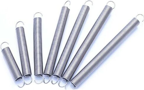Mdingbao-Extension Springs Wire DIA 0.5mm S-Hook Extension SPRING 304 FESYLOIRORDEROIR FELUDROIRORDEROIR HELICAL LEGINCOL LEMP SPRING 20-60mm ، 10pcs قدرة تمتد جيدة (0.5 × 6x20 مم) in Saudi Arabia