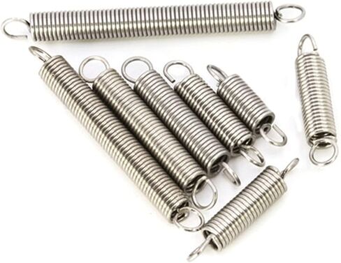 Mdingbao-Extension Springs 0.5 X 5mm 0.5mm Stainless Steel Tension Spring with A Hook Extension Spring Length 15mm to 60mm, 20PCS, Good Stretching Ability(15mm) in Saudi Arabia