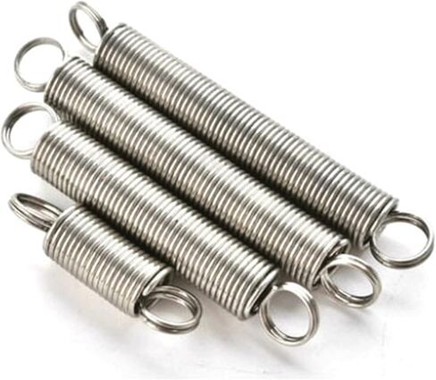 Mdingbao-Extension Springs 0.5 X 5mm 0.5mm Stainless Steel Tension Spring with A Hook Extension Spring Length 15mm to 60mm, 20PCS, Good Stretching Ability(15mm) in Saudi Arabia
