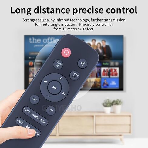 New Replacement Remote Control fit for JBL Bar 5.1 Surround Soundbar System JBL2GBAR51IMBLKAM in Saudi Arabia