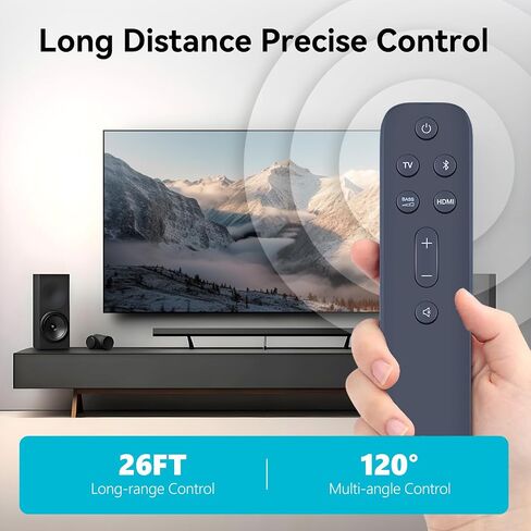 جهاز تحكم عن بعد بديل جديد مناسب لنظام JBL Bar 5.1 المحيطي JBL2GBAR51IMBLKAM in Saudi Arabia