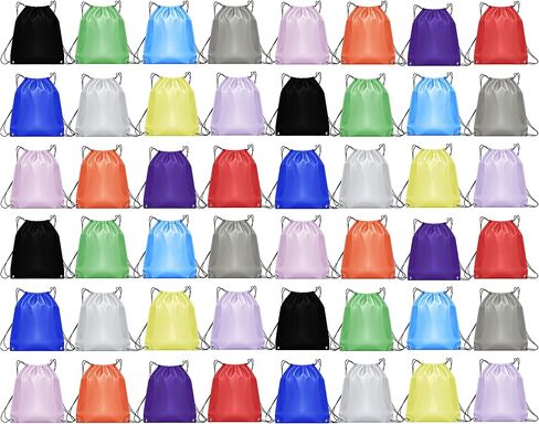 Winterlace 48 Pc Drawstring Backpacks Sports, Bulk Gym Cinch Sack Bag Sports Travel in Saudi Arabia