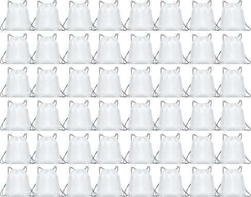 Winterlace 48 Pc Drawstring Backpacks Sports, Bulk Gym Cinch Sack Bag Sports Travel in Saudi Arabia