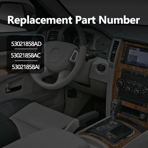 53021858AD مستوى زيت المحرك على مستوى DIPSTICK متوافق مع Grand Cherokee 2005-2008 2.7L ، Commander 2006-2008 5.7L يحل محل 53021858AC 53021858AI in Saudi Arabia