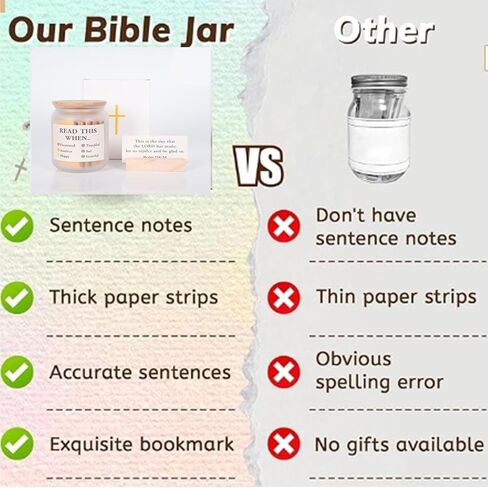 جرة آية الكتاب المقدس ، الهدايا المسيحية للنساء ، الكتب المقدسة الملهمة للنساء ، الأمهات ، البنات ، المعلمين ، الأصدقاء ، إكسسوارات الكتاب المقدس ، جرة الكتاب المقدس الزجاجية المزخرفة ، هدايا عيد ميلاد in Saudi Arabia