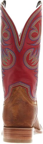 Hyer Mens Sawyer Shrunken Shoulder 13 In Red Vintage Goat Top Cowboy Boot in Saudi Arabia