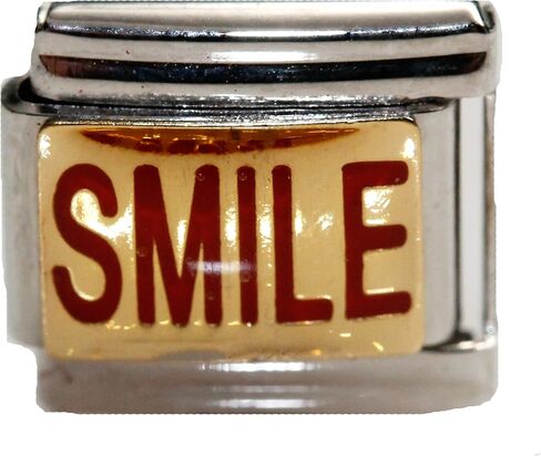 Sexy Sparkles Smile Italian Charm Bracelet Link in Saudi Arabia