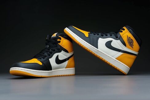 Jordan Mens Air Jordan 1 High OG 555088 711 Taxi - Size 9.5 in Saudi Arabia