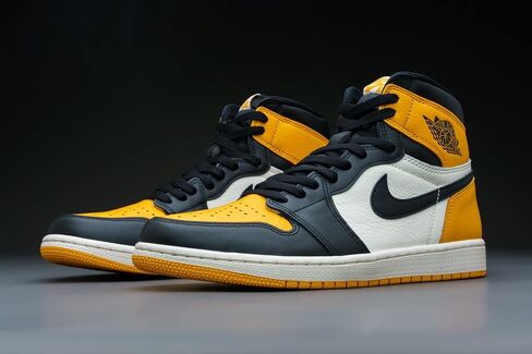 Jordan Mens Air Jordan 1 High OG 555088 711 Taxi - Size 9.5 in Saudi Arabia