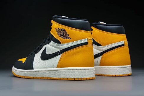 Jordan Mens Air Jordan 1 High OG 555088 711 Taxi - Size 9.5 in Saudi Arabia