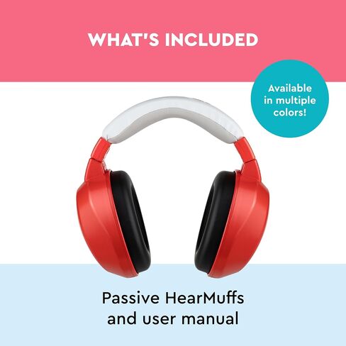 Lucid Audio HearMuffs Kids Hearing Protection Blue/White (Over-the-ear Sound Protection Ear Muffs Ages 5+) in Saudi Arabia