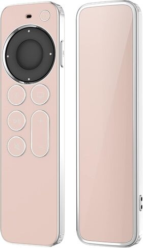 Remote Protective Case Compatible with Apple TV 4K / HD Siri Remote 3rd / 2nd Generation (2022/2021), Anti-Slip/Drop-Proof/Dust-Proof TPU Remote Controller Cover - Clear in Saudi Arabia