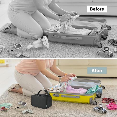 Beautyflier Travel Carrying Bag for Lifevac Home Kit, Durable Storage Bag for Airway Suction Device, Portable Travel Case with Adjustable Hand Strap for Car Home Camping Hiking (Bag Only) in Saudi Arabia