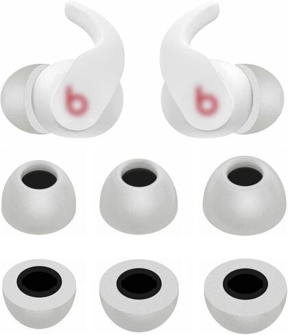 ALXCD Foam Ear tips Compatible with Beats Fit Pro, S/M/L 3 Sizes 3 Pairs Soft Memory Foam Earbud Tips Replacement Foam Tips, Compatible with Beats Fit Pro SML Black in Saudi Arabia