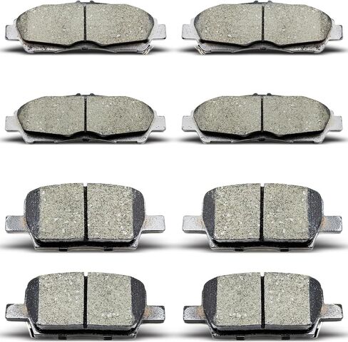 D1896 D1914 منصات الفرامل الخلفية الأمامية الخلفية المنضدة من أجل 2017-2020 Buick Enclave ، Cadillac XT5/XT6 ، لـ Chevrolet Blazer/Traverse ، لعام 2017/2018/2019/2020 GMC Acadia جميع الطرز (8 PCS) in Kuwait