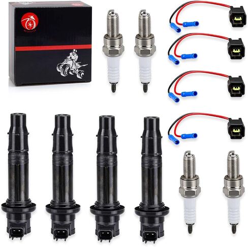 ملف الاشتعال والتوصيل ث/شرارة قابس Yamaha YZF-R1 2002-2006 YZF-R6 2006-2007 FZ1 2006-2014 VMAX 1700 2009-2020 FZS1 2015 in Saudi Arabia