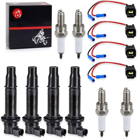ملف الاشتعال والتوصيل ث/شرارة قابس Yamaha YZF-R1 2002-2006 YZF-R6 2006-2007 FZ1 2006-2014 VMAX 1700 2009-2020 FZS1 2015 in Saudi Arabia