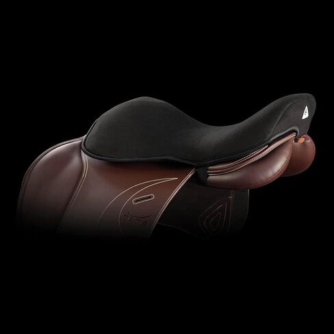 Acavallo Air Plus Gel Seat Saver Dri-Lex, 10 mm, Medium, Black in Kuwait