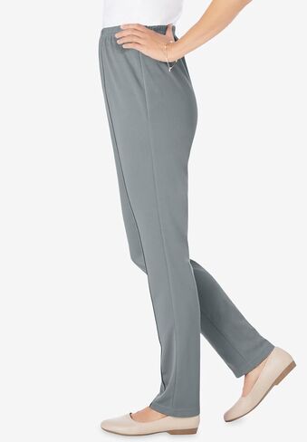 Woman Within Plus Size The Elastic-Waist Soft Knit Pant in Saudi Arabia
