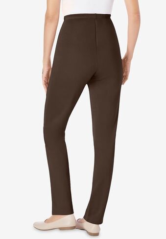 Woman Within Plus Size The Elastic-Waist Soft Knit Pant in Saudi Arabia