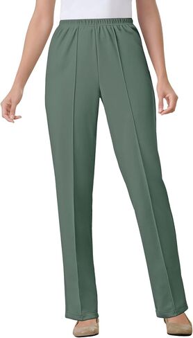 Woman Within Plus Size The Elastic-Waist Soft Knit Pant in Saudi Arabia