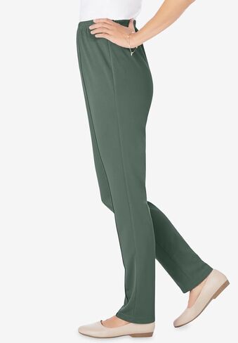 Woman Within Plus Size The Elastic-Waist Soft Knit Pant in Saudi Arabia