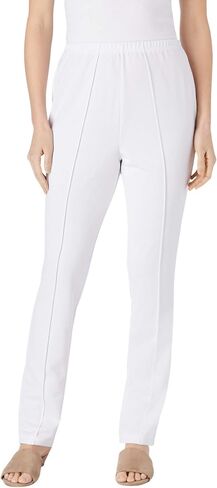 Woman Within Plus Size The Elastic-Waist Soft Knit Pant in Saudi Arabia