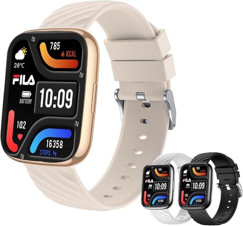 Fila Smart Watch for Men Women, 1.52'' GPS Smartwatch (Answer/Make Call) with 100+ Sport Modes, Fitness Watch with Heart Rate/Sleep Monitoring, Activity Tracker for Android iOS in Kuwait