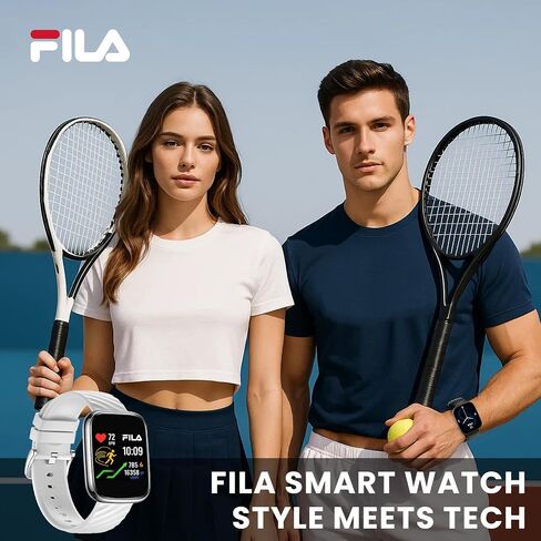 Fila Smart Watch for Men Women, 1.52'' GPS Smartwatch (Answer/Make Call) with 100+ Sport Modes, Fitness Watch with Heart Rate/Sleep Monitoring, Activity Tracker for Android iOS in Kuwait