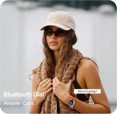 Fila Smart Watch for Men Women, 1.52'' GPS Smartwatch (Answer/Make Call) with 100+ Sport Modes, Fitness Watch with Heart Rate/Sleep Monitoring, Activity Tracker for Android iOS in Kuwait