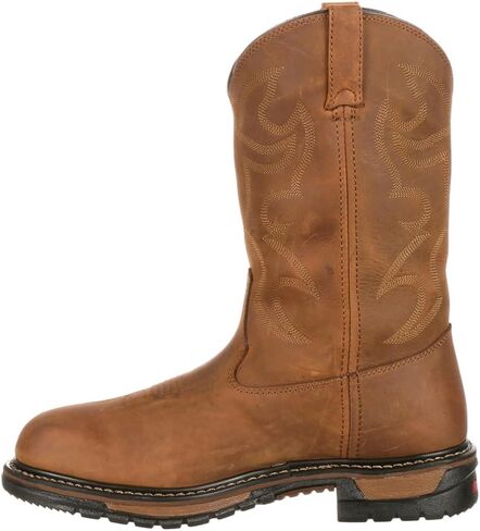 Rocky Mens Original Ride Branson 11 inch مقاوم للماء عمل/واجب - بني - حجم 10 d_m in Saudi Arabia