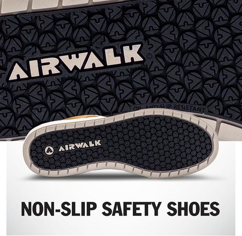 Airwalk Phat أحذية أمان منخفضة للرجال - أحذية عمل الخطر غير المنقولة ، in Kuwait