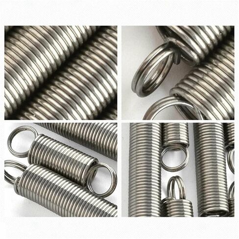 قطر سلك mdingbao-springs قطره 1.5 ملم ، القطر الخارجي 12 مم 15 مم ، الطول 110-200mm 304 زنبرك خطاف مزدوج الفولاذ المقاوم للصدأ ، قطعتان ، قدرة تمتد جيدة (1.5 × 12x200mm) in Saudi Arabia