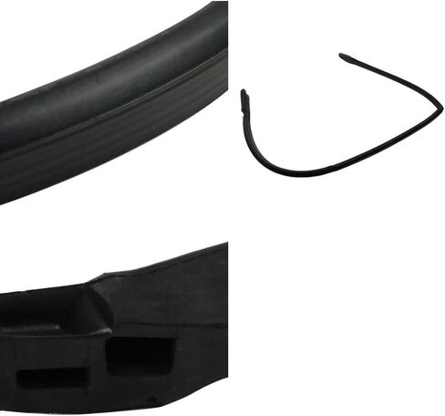 for Chevy for El Camino 1978-1987,for GMC for Caballero 1978-1987 Complete Door Weatherstripping Seal Kit Rubber Black 5987545 2135478 in Saudi Arabia