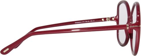 Eyeglasses Tom Ford FT 5845 -B 074 Shiny Bordeaux,"t" Logo/Blue Block Lenses in Saudi Arabia