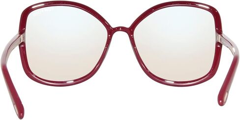 Eyeglasses Tom Ford FT 5845 -B 074 Shiny Bordeaux,"t" Logo/Blue Block Lenses in Saudi Arabia