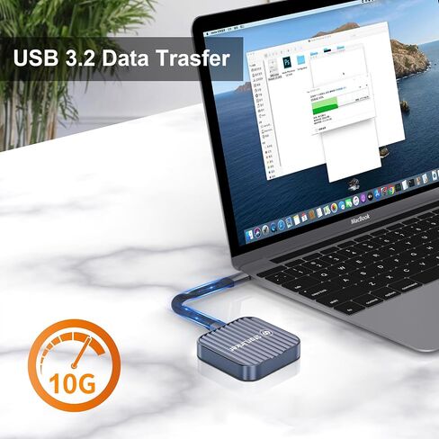 M.2 NVME & SATA SSD العلبة ، SPERPRTS 10GBPS USB 3.2 Gen2 USB-C نقل البيانات السريعة ، مفتاح M الخارجي M و B+M SSDS 2280/2230/2242/2260 SSD in Kuwait